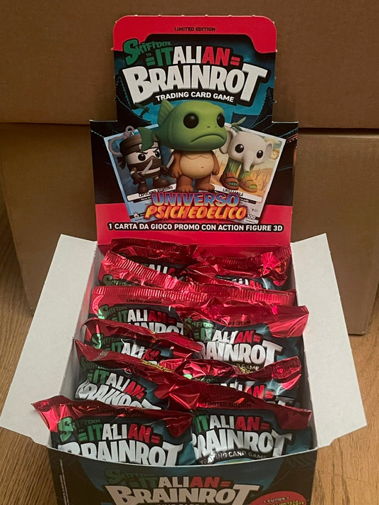 BOX 12 BUSTINE CARD + ACTION FIGURE 3D